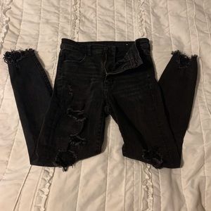 American Eagle Women’s Super Hi-Rise Jegging Cropped, Size 4